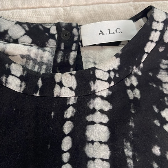 A.L.C. 100% Silk Tie Dye Dress - Picture 4 of 7